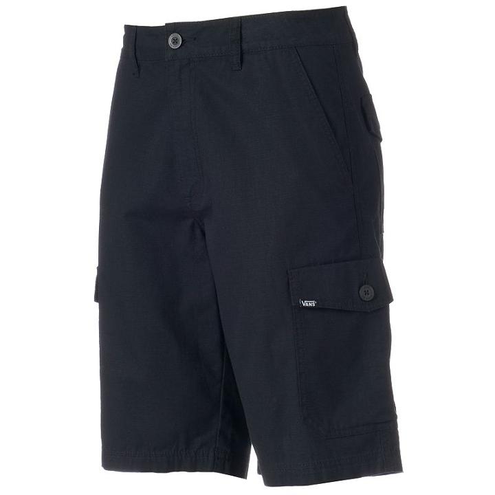 Men's Vans Frontier Shorts, Size: 36 - Regular, Black