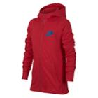 Boys 8-20 Nike Jersey Full-zip Hoodie, Size: Medium, Dark Pink