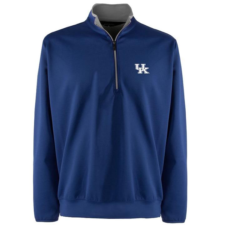 Men's Kentucky Wildcats 1/4-zip Leader Pullover, Size: Xl, Blue