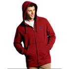 Men's Antigua Real Salt Lake Signature Full-zip Hoodie, Size: Large, Dark Red