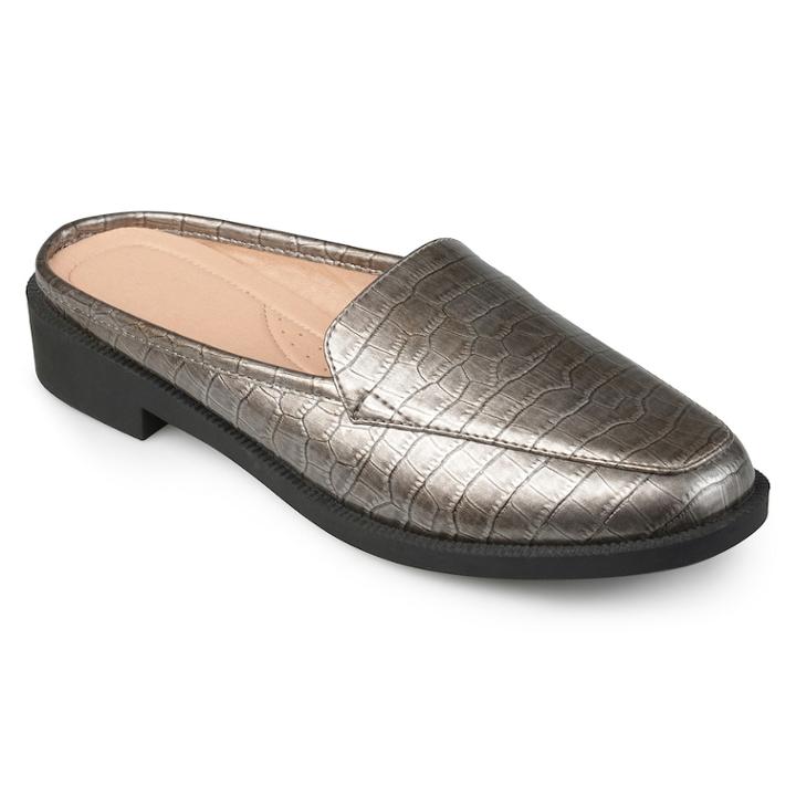 Journee Collection Jaziel Women's Mules, Size: Medium (8.5), Dark Grey