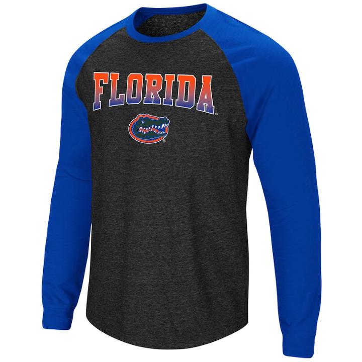 Men's Florida Gators Hybrid Ii Tee, Size: Xl, Grey (charcoal)