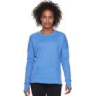 Women's Tek Gear&reg; Fleece Long Sleeve Top, Size: Large, Med Blue