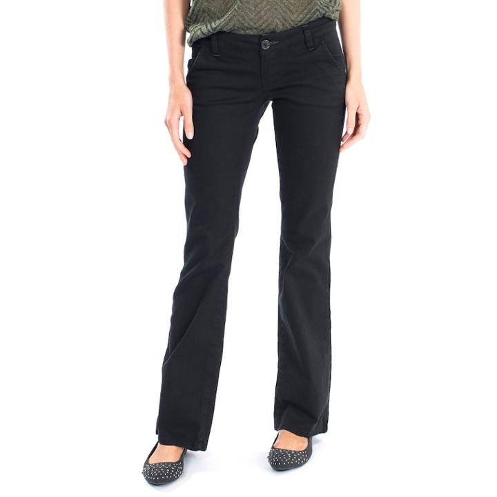 Juniors' Unionbay School Uniform Heather Bootcut Pants, Teens, Size: 7, Grey (charcoal)