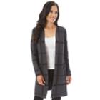 Women's Apt. 9&reg; Striped Car Coat, Size: Xl, Dark Grey