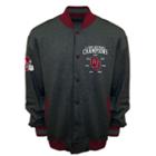 Men's Franchise Club Oklahoma Sooners Classic Commemorative Varsity Jacket, Size: Small, Grey