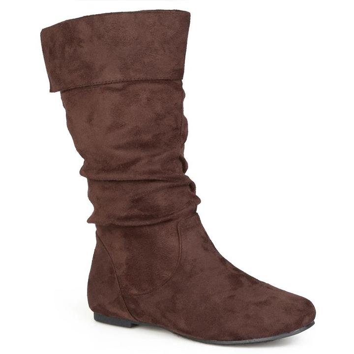 Journee Collection Shelley Women's Midcalf Boots, Girl's, Size: 9.5 Wc, Brown