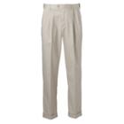 Men's Croft & Barrow&reg; Classic-fit Pleated No-iron Stretch Pants, Size: 30x30, Med Beige