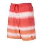 Men's Rbx Striped Performance Swim Trunks, Size: Small, Red
