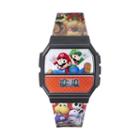Super Mario Bros. Kids' Digital Light-up Sound Effects Watch, Boy's, Size: Medium, Multicolor