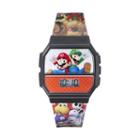 Super Mario Bros. Kids' Digital Light-up Sound Effects Watch, Boy's, Size: Medium, Multicolor