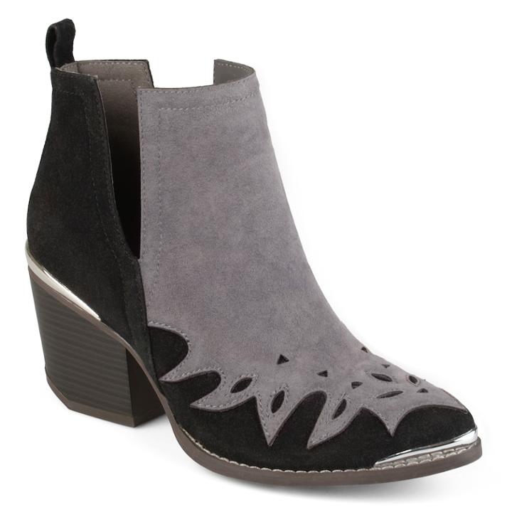 Journee Collection Dotson Women's Ankle Boots, Size: 5.5 Med, Med Grey