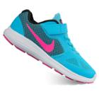 Nike Revolution 3 Pre-school Girls' Running Shoes, Girl's, Size: 1, Dark Blue