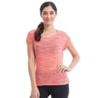 Women's Balance Collection Kimmy Twist Back Burnout Tee, Size: Xl, Med Orange