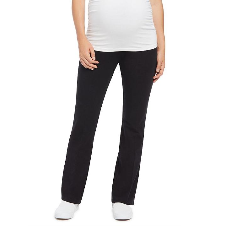 Maternity Oh Baby By Motherhood&trade; Secret Fit Belly&trade; Yoga Pants, Women's, Size: Small, Black