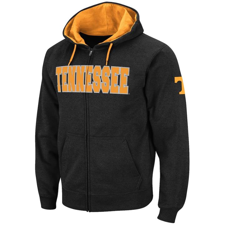 Men's Tennessee Volunteers Full-zip Fleece Hoodie, Size: Large, Grey
