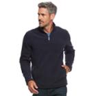 Men's Croft & Barrow&reg; Arctic Fleece Quarter-zip Pullover, Size: Xl, Blue