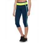 Women's Fila Sport&reg; Yoga Capris, Size: Xl, Blue (navy)
