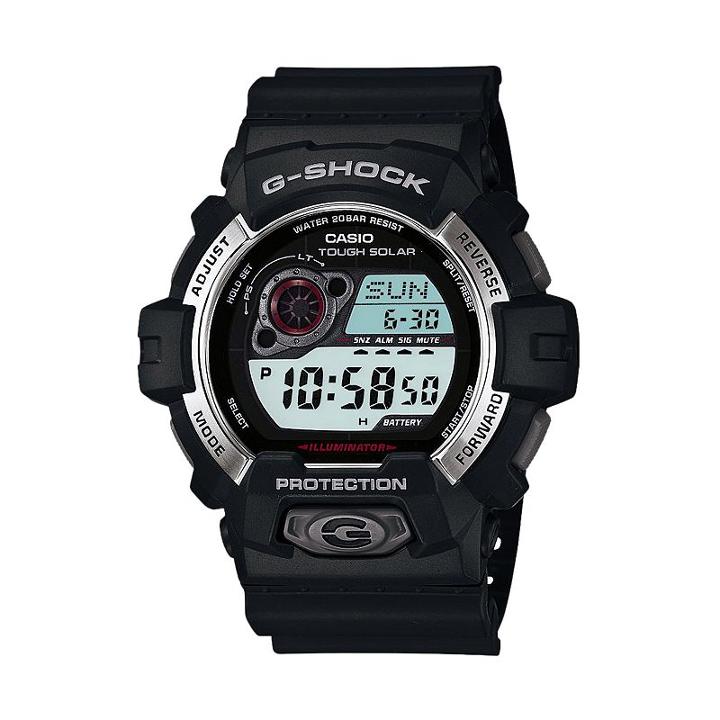 Casio Men's G-shock Solar Digital Chronograph Watch - Gr8900-1, Black