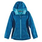 Girls 4-16 Free Country Lightweight Space-dyed Softshell Jacket, Size: 14, Dark Blue