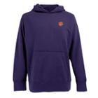 Men's Clemson Tigers Signature Fleece Hoodie, Size: Large, Purple