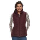 Women's Weathercast Puffer Vest, Size: Xl, Red