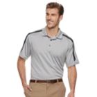 Big & Tall Grand Slam Cool Fast Classic-fit Colorblock Golf Polo, Men's, Size: Xl Tall, Light Grey