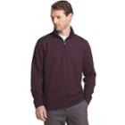 Men's Van Heusen Flex Stretch Classic-fit Twill Quarter-zip Pullover, Size: Xxl, Brt Pink