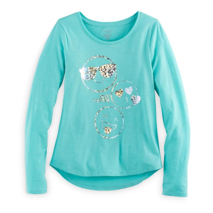 Girls 7-16 & Plus Size So&reg; Shine Core Graphic Tee, Size: 14, Dark Blue