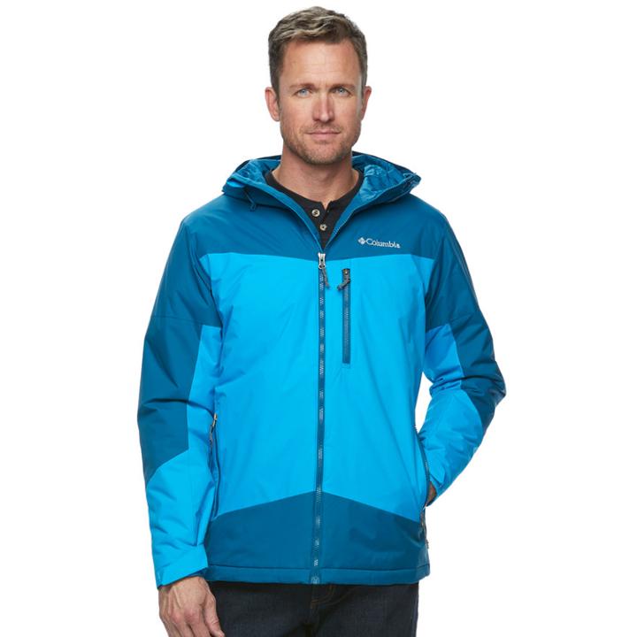Big & Tall Columbia Wister Slope Colorblock Thermal Coil Insulated Jacket, Men's, Size: Xxl Tall, Dark Blue