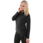 Women's Soybu Serene Asymmetrical Hem Sweater, Size: Large, Black