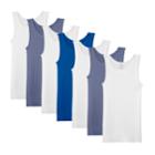 Boys 6-20 Fruit Of The Loom 7-pack Ultra Soft Tanks, Size: 14-16, Multicolor