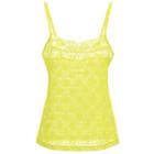 Women's Cosabella Amore Adore Lace Camisole, Size: Large, Med Yellow