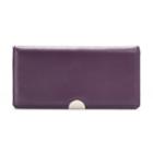 Apt. 9&reg; Lambskin Leather Rfid-blocking Slim Clutch, Women's, Purple