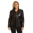 Plus Size Excelled Leather Scuba Jacket, Women's, Size: 1xl