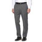 Big & Tall Croft & Barrow&reg; True Comfort Stretch Classic-fit Flat-front Suit Pants, Men's, Size: 42x34, Med Grey