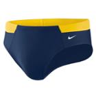 Men's Nike Victory Colorblock Swim Briefs, Size: 38, Drk Yellow