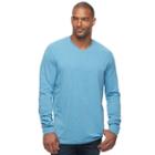 Big & Tall Sonoma Goods For Life&trade; Flexwear V-neck Tee, Men's, Size: Xl Tall, Med Blue