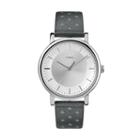 Timex Women's Main Street Leather Watch, Size: Medium, Grey