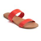 Lc Lauren Conrad Firefli Women's Sandals, Size: 7, Med Red