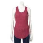 Women's Sonoma Goods For Life&trade; Ribbed Tank, Size: Large, Dark Red