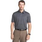 Men's Van Heusen Classic-fit Space-dyed Air Performance Polo, Size: Medium, Black