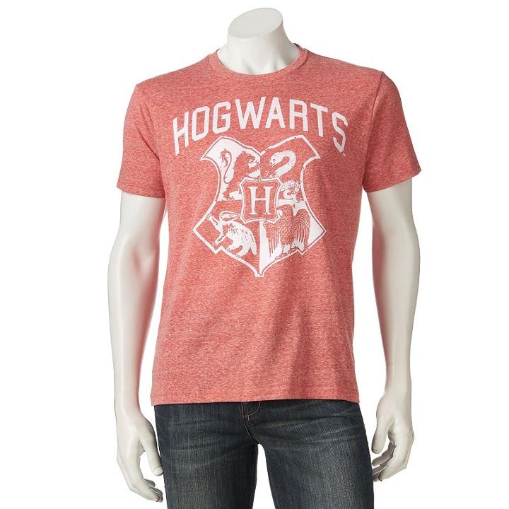 Men's Harry Potter Hogwarts Tee, Size: Xxl, Red Other