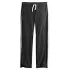 Girls 7-16 So&reg; Striped Athletic Pants, Size: 10, Black