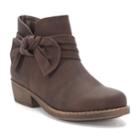 So&reg; Tricia Girls' Ankle Boots, Size: 1, Brown