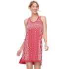 Women's Sonoma Goods For Life&trade; French Terry High-low Tank Dress, Size: Xl, Red