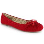 Dolce By Mojo Moxy Akachi Women's Ballet Flats, Girl's, Size: 8.5, Red