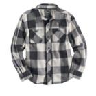Boys 4-7x Sonoma Goods For Life&trade; Plaid Button-down Shirt, Size: 5, Dark Grey