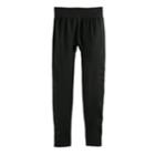 Girls 7-16 So&reg; Seamless Fleece-lined Leggings, Size: Medium, Black