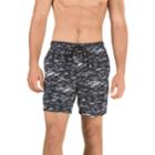 Men's Speedo Current Shore Elastic-waist Swim Shorts, Size: Small, Black